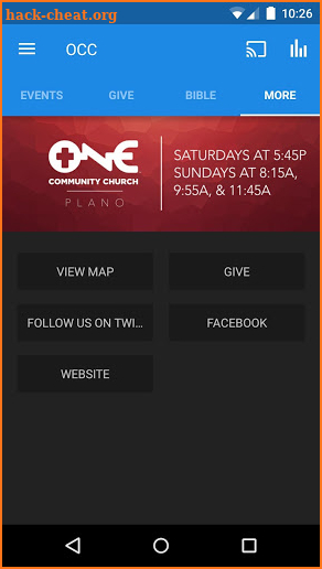 One Community Church Texas screenshot