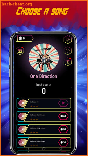 One Direction Tiles Hop screenshot