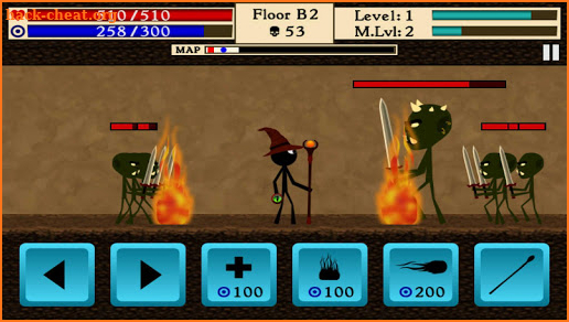 One Dungeon: Wizard - Stickman Warrior screenshot