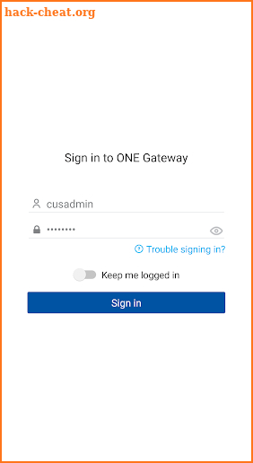 ONE Gateway screenshot