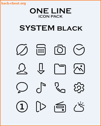 One Line Icon Pack screenshot