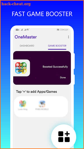 One Master Pro - No ads game booster, lag fix screenshot