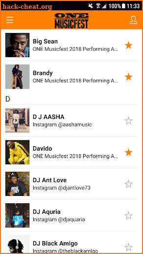 ONE Musicfest 2018 screenshot