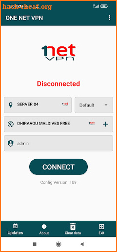 One Net VPN screenshot