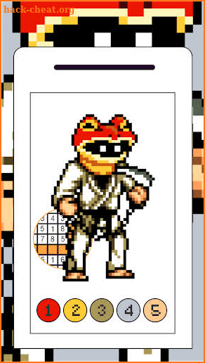 One Punch Man Pixel Art Games screenshot