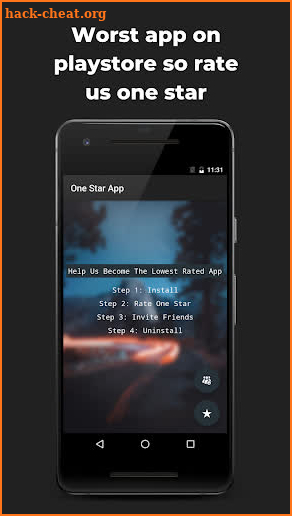 One Star App: The Lowest Rated App screenshot