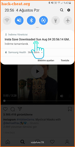 One-touch image and video downloader for Instagram screenshot