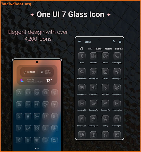 One UI 7 Glass Icons screenshot
