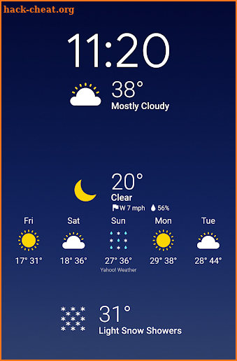 One UI Weather Icons set for Chronus screenshot