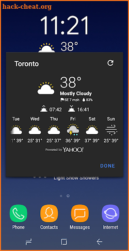 One UI Weather Icons set for Chronus screenshot