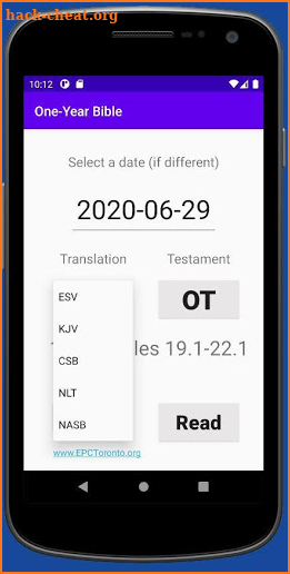One-Year Bible - Daily Bible Reading Program screenshot
