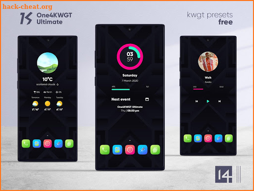 One4KWGT Ultimate - free widgets for KWGT screenshot