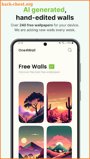 One4Wall: AI Wallpapers screenshot