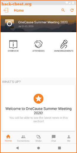OneCause Summer Meeting 2020 screenshot