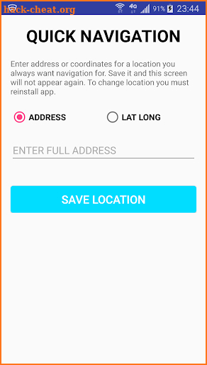 OneClick Navigation screenshot