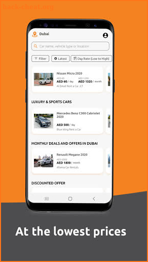 OneClickDrive Car Rental Marketplace screenshot