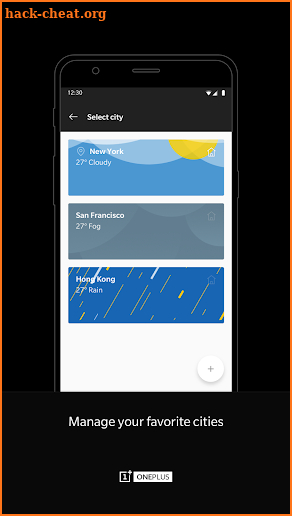 OnePlus Weather screenshot
