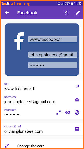 oneSafe | password manager screenshot