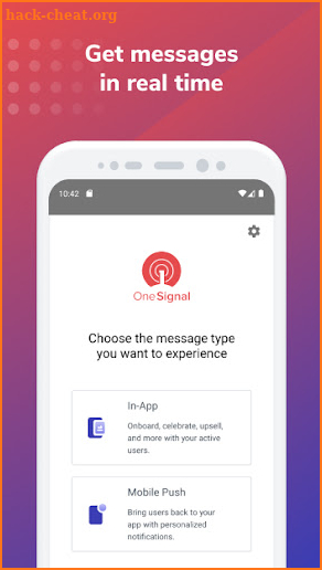 OneSignal Messaging screenshot