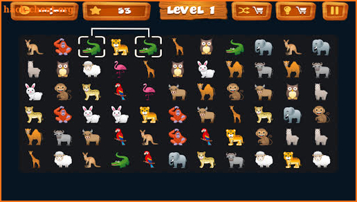 Onet 66 game. Classic connect animals. Onnect app screenshot