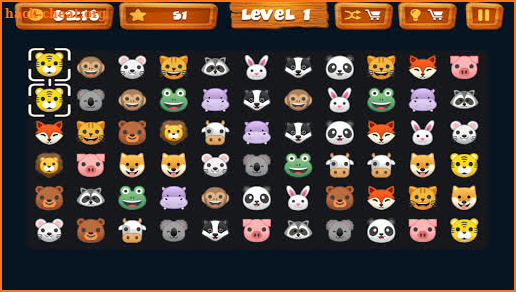 Onet 66 game. Classic connect animals. Onnect app screenshot