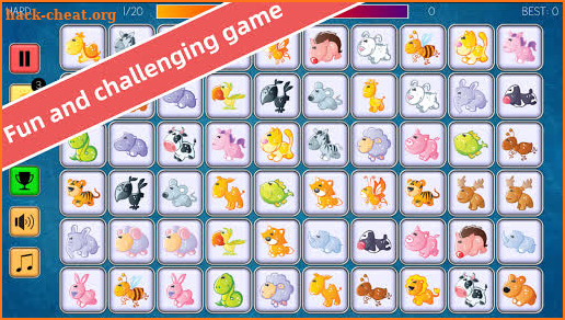 Onet Animal Free - Classic Casual Puzzle Line Game screenshot
