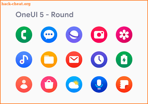 OneUI 5 - Round Icon Pack screenshot