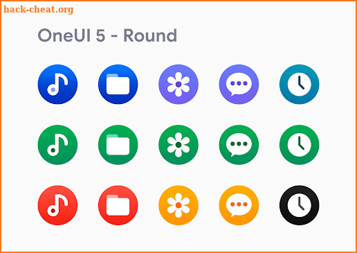 OneUI 5 - Round Icon Pack screenshot
