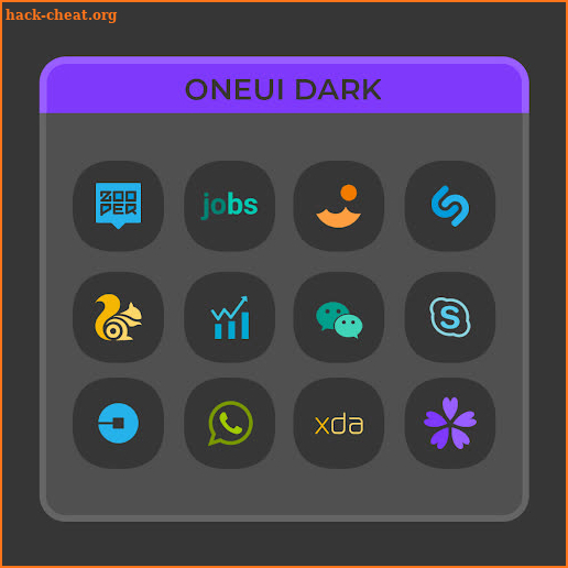 OneUI Dark- Icon Pack : S10 screenshot