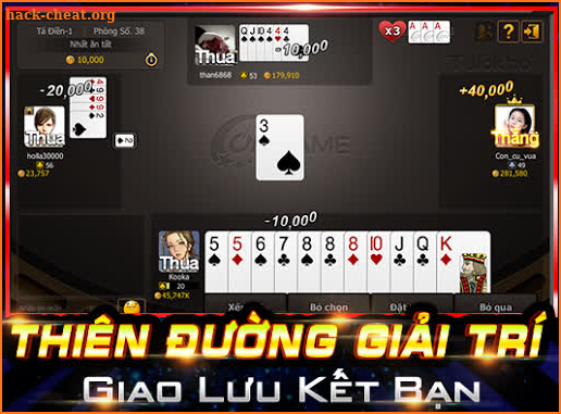 Ongame Tú Lơ Khơ (game bài) screenshot