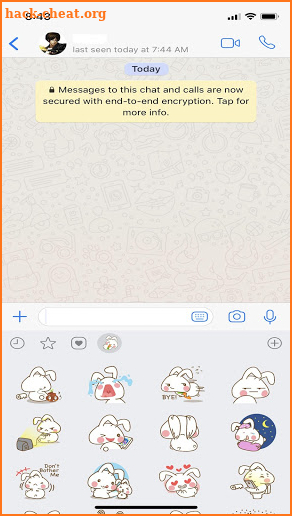 Onigiri Bunny Sticker screenshot