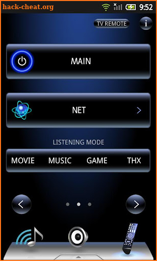 Onkyo Remote for Android 2.3 screenshot
