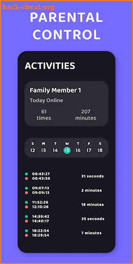 Online & Last Seen Tracker for Families - WOLT screenshot
