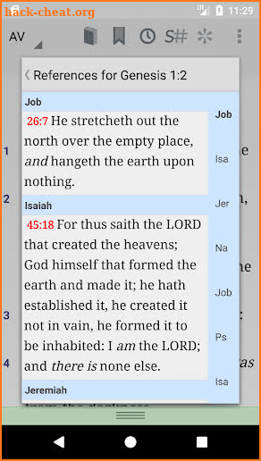 Online Bible screenshot