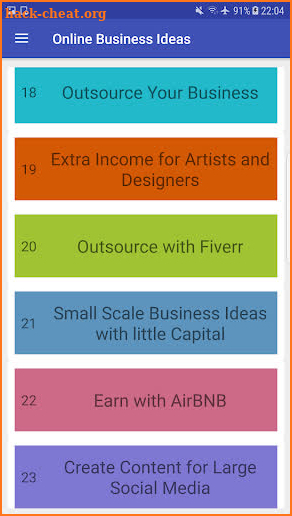 Online Business Ideas screenshot