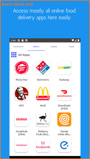 Online Food Delivery |Uber Eats, Grubhub, DoorDash screenshot