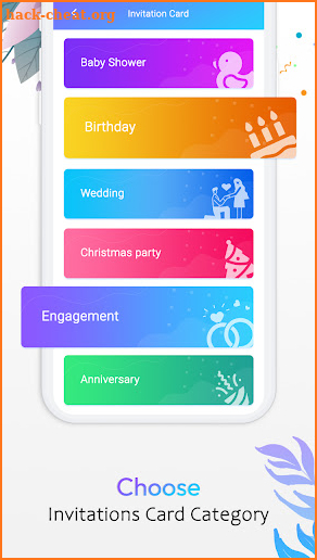 Online Invitation Card Maker screenshot