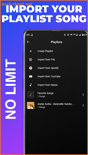 Online Music Player Pro screenshot