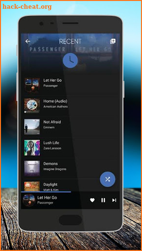 Online Offline Music Player screenshot