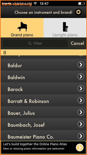 Online Piano Atlas screenshot