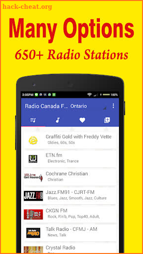 Online Radio Canada FM screenshot