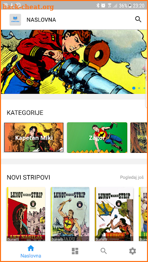 Online stripovi-Stripoteka screenshot