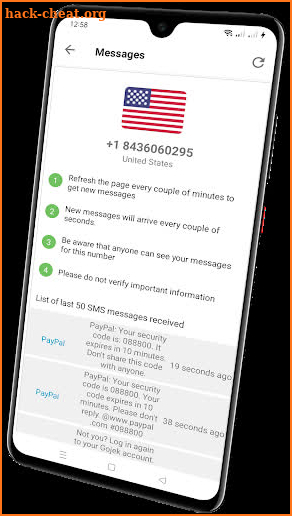 Online Virtual Number- Receive SMS Verification screenshot