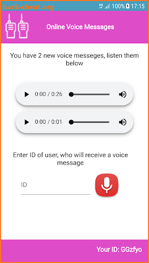 Online Voice Messages screenshot