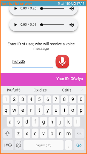 Online Voice Messages screenshot