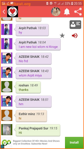 Online World Chat screenshot