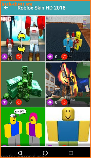 Only Wallpapers Roblox Skins screenshot