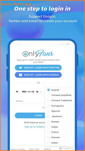 Onlyfans App screenshot