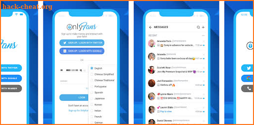 Onlyfans Mobile App Aide screenshot