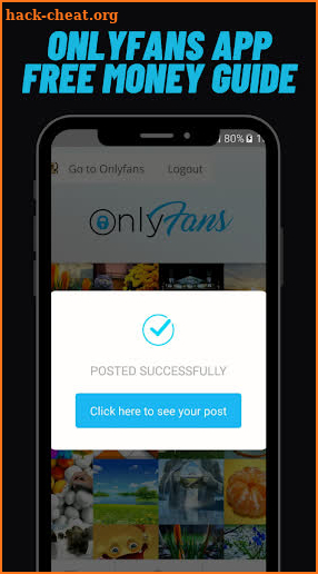 onlyfans mobile app guide 2021 screenshot